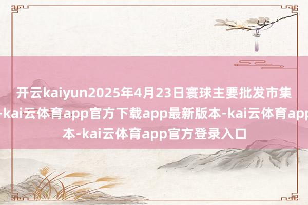 开云kaiyun2025年4月23日寰球主要批发市集蟠桃价钱行情-kai云体育app官方下载app最新版本-kai云体育app官方登录入口