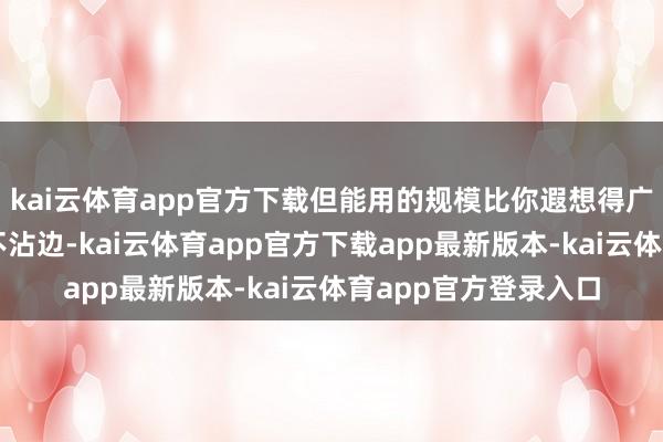 kai云体育app官方下载但能用的规模比你遐想得广；有些和清洁完全不沾边-kai云体育app官方下载app最新版本-kai云体育app官方登录入口