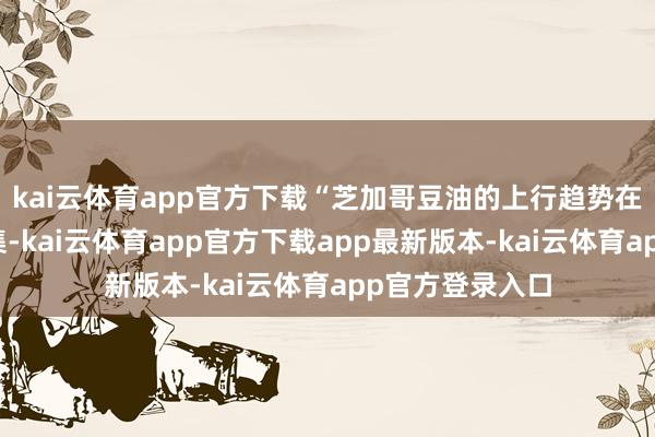 kai云体育app官方下载“芝加哥豆油的上行趋势在支抓棕榈油市集-kai云体育app官方下载app最新版本-kai云体育app官方登录入口